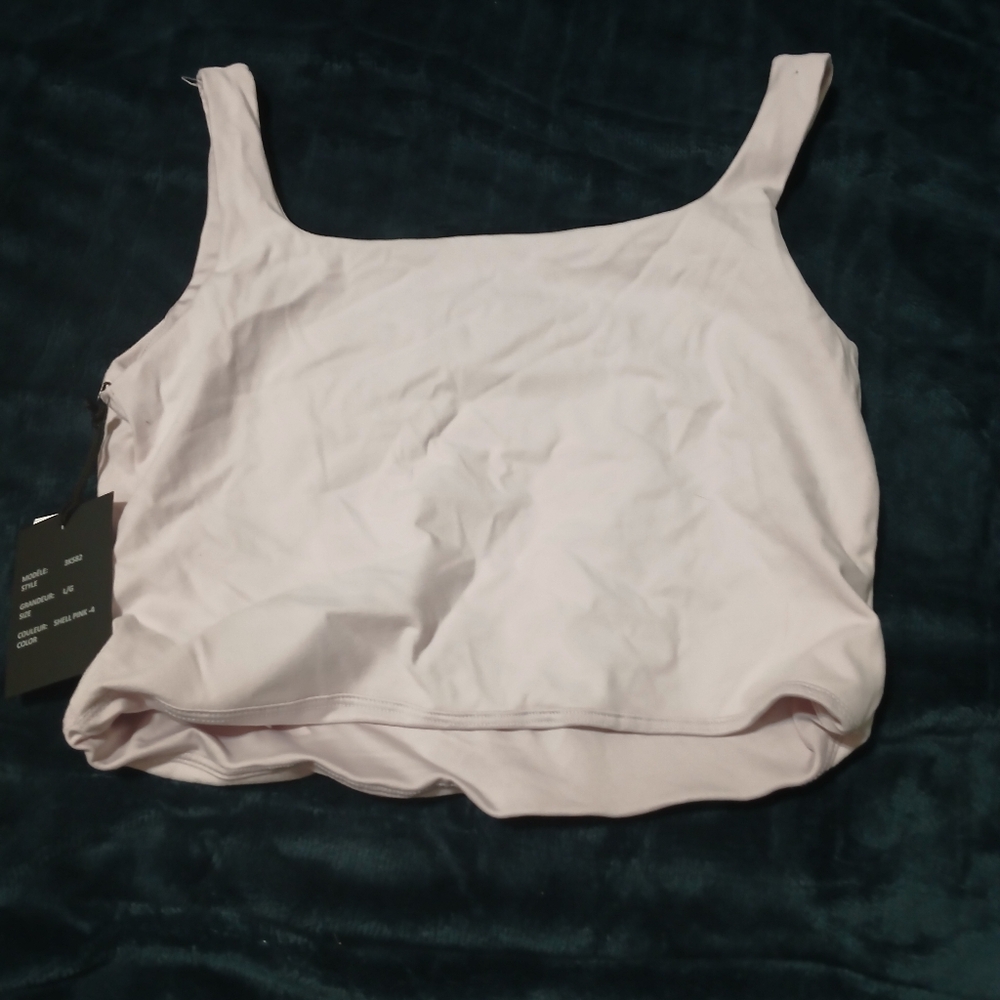 Jo And Co. Light Pink Sleeveless Top